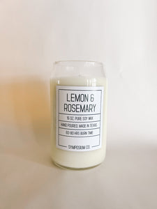 Lemon & Rosemary - 16oz. Soy Candle