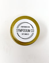 Load image into Gallery viewer, Grapefruit &amp; Mint - 4oz. Gold Tin Soy Candle
