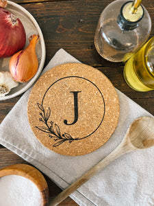 Personalized Cork Trivet