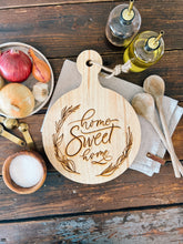 Load image into Gallery viewer, Engraved Board - Rubber Wood Round Charcuterie Board
