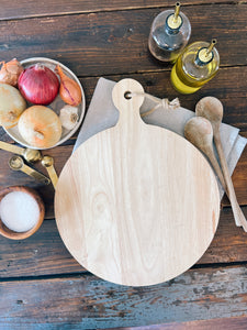 Engraved Board - Rubber Wood Round Charcuterie Board