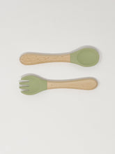 Load image into Gallery viewer, Baby Fork and Spoon Personalized Utensils
