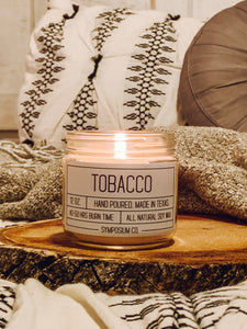 Tobacco - 12oz. Soy Candle