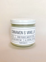 Load image into Gallery viewer, Cinnamon &amp; Vanilla Soy Candle
