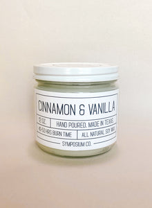 Cinnamon & Vanilla Soy Candle