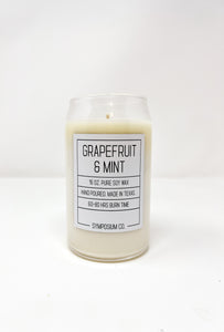 Grapefruit & Mint - 16oz. Soy Candle