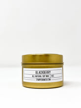 Load image into Gallery viewer, Blackberry - 4oz. Gold Tin Soy Candle
