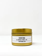 Load image into Gallery viewer, Grantham - 4oz. Gold Tin Soy Candle
