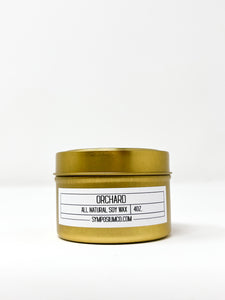 Orchard - 4oz. Gold Tin Soy Candle