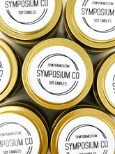 Load image into Gallery viewer, Blackberry - 4oz. Gold Tin Soy Candle
