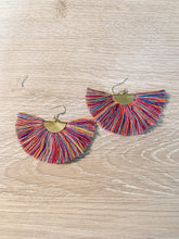 Load image into Gallery viewer, Fanned Tassel Earrings
