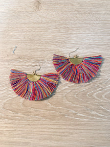 Fanned Tassel Earrings