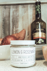 Lemon & Rosemary - 12oz. Soy Candle