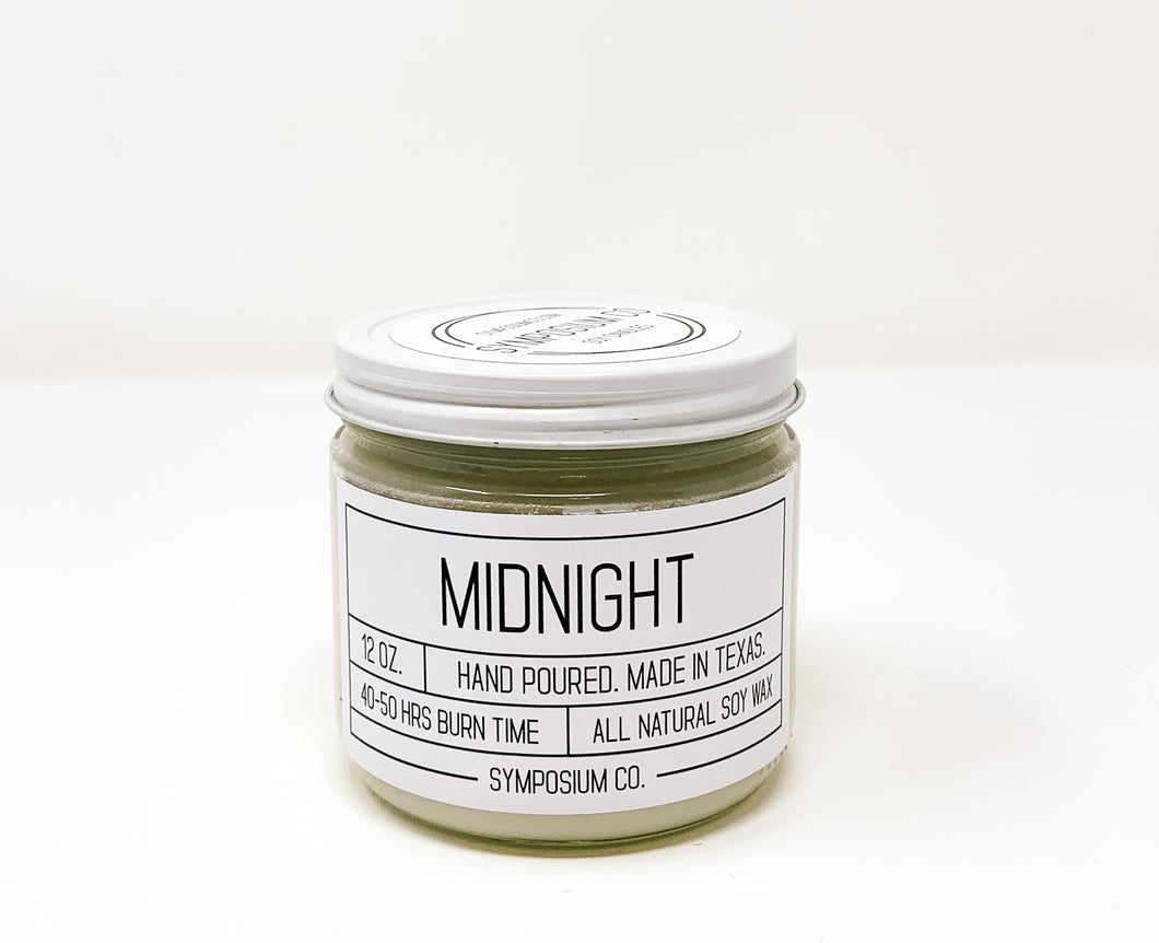 Midnight - 12oz. Soy Candle