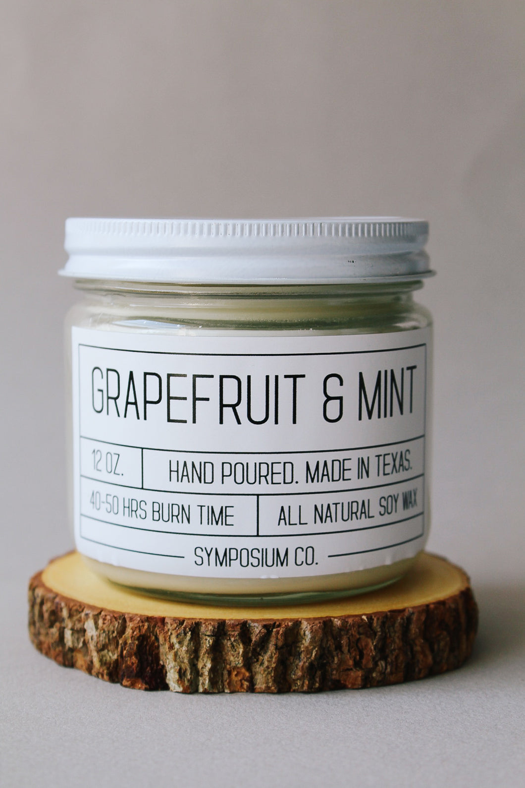 Grapefruit & Mint - 12oz. Soy Candle