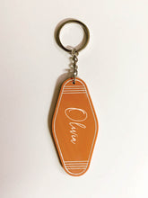 Load image into Gallery viewer, Motel Personalized Key Chain - Striped
