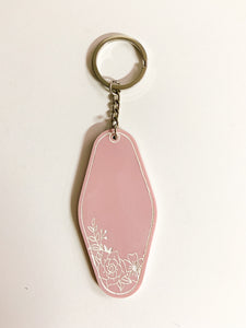 Motel Personalized Key Chain - Floral