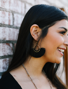 Fanned Tassel Earrings