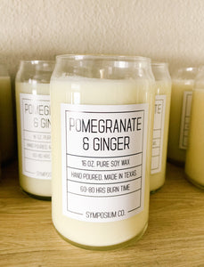 Pomegranate and Ginger - 16oz. Soy Candle